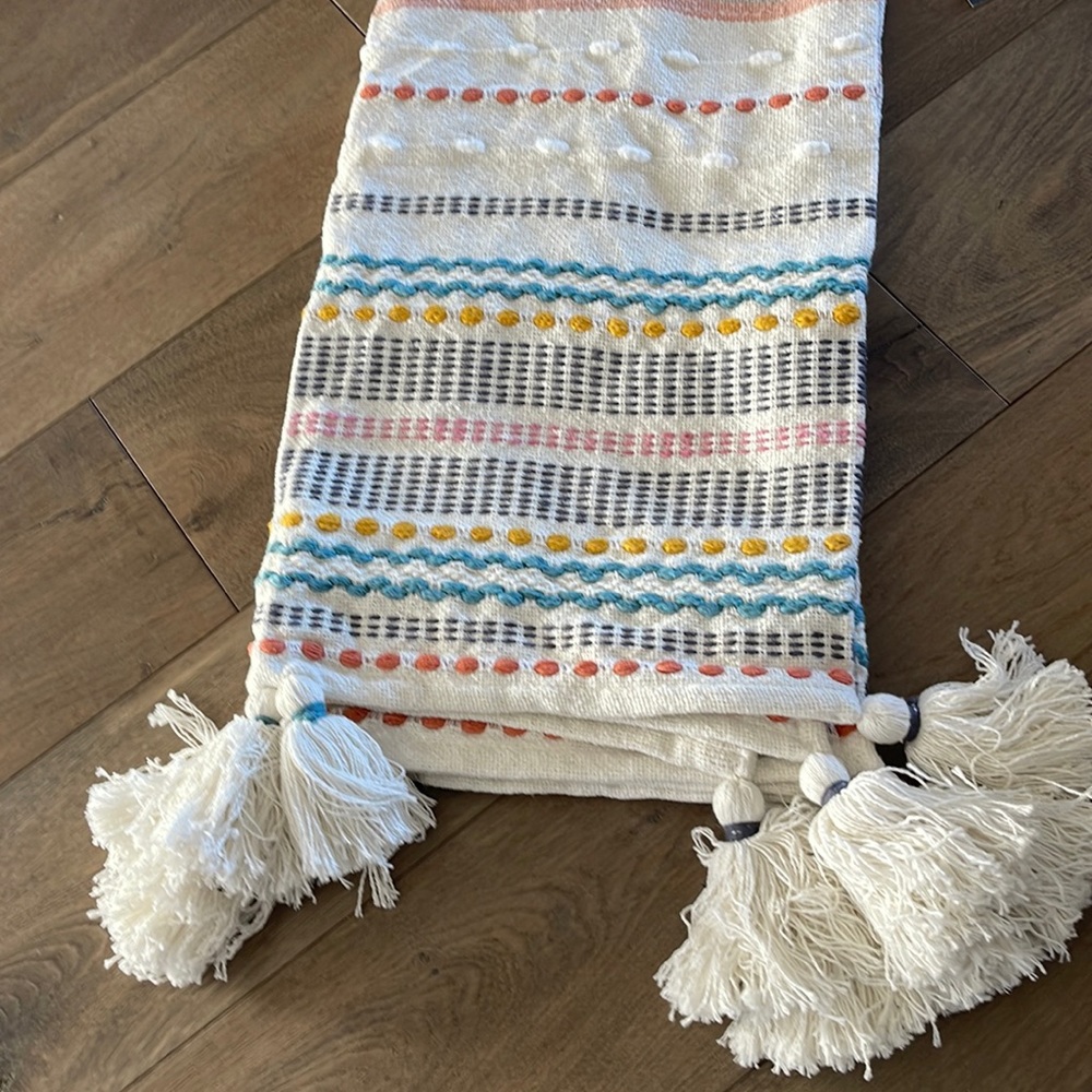 Bohemian Decorative Throw NWT